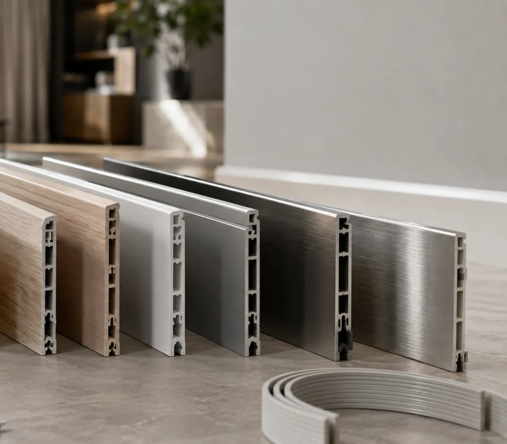 Плинтусы в разрезе