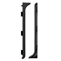 Заглушка ПВХ ( правая+левая) для ал. плинтуса 100мм