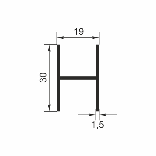 профиль Н - образный Дт 05
